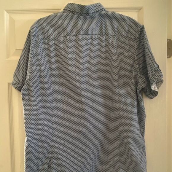 Like New Ted Baker Button Down Cotton Oxford - Picture 4 of 7